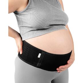 Jill & Joey Maternity Belt - Belly Band for Pregnant Women - Back Brace & Belly Support - Pregnancy Must-Have - Back Pain Relief (Beige, Medium) in Kuwait