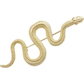 Punk Men Snake Gold Brooch for Women Brooch Lapel Pin,Snake Chain Brooch Pin Coat Jewelry Accessories Brooch Shawl Pin for Women Girls Collar Brooch in Saudi Arabia