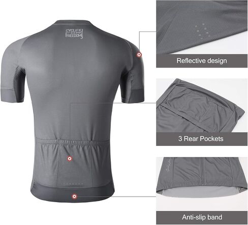 Santic Men's Cycling Jersey Set Short Sleeve Cycling Shorts Padded Cycling Suit Bicycle Riding Clothes Cycle Wear … in Kuwait
