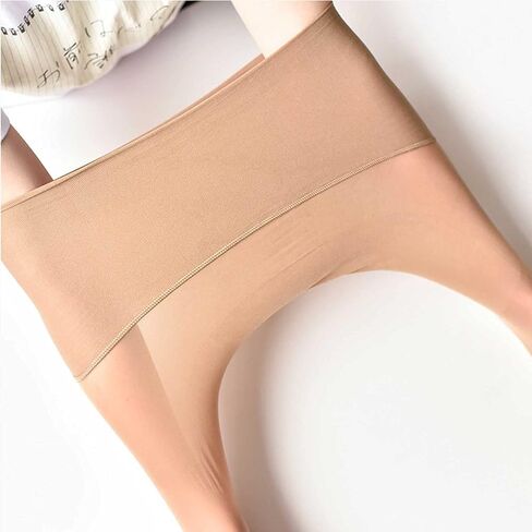 HTRUIYA Women's Shiny Pantyhose 10 Denier Sexy Smooth 360° Seamless Crotch High Waist Oil Gloss Tights in Saudi Arabia