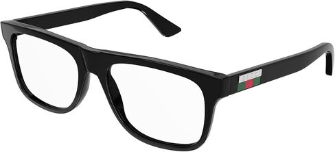 Gucci Demo Rectangular Men's Eyeglasses GG1117O 001 56 in Saudi Arabia
