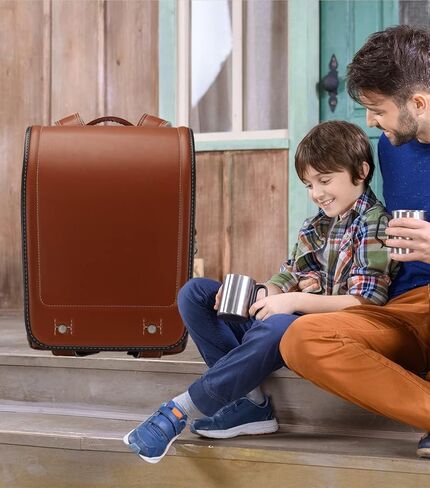 حقيبة ظهر Baobab's Wish Ransel Randoseru حقيبة مدرسية يابانية شبه أوتوماتيكية للفتيات والفتيان من جلد البولي يوريثان bab-rng58 (وردي) in Kuwait
