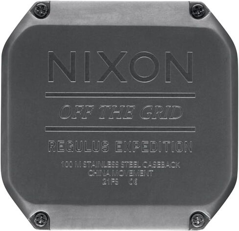 NIXON Regulus Expedition A1324-100M Water Resistant Digital Sport Watch (47.5 mm Watch Face, 24mm PU/Rubber/Silicone Band) in Saudi Arabia