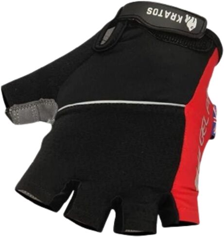 قفازات Kratos المضادة للانزلاق لركوب الدراجات للرجال والنساء، قفازات دراجة قابلة للتنفس تعمل باللمس | قفازات نصف إصبع للدراجات الجبلية لركوب الدراجات BMX ATV MTB، وسباق الطرق، والدراجات، وركوب القوارب. in Kuwait