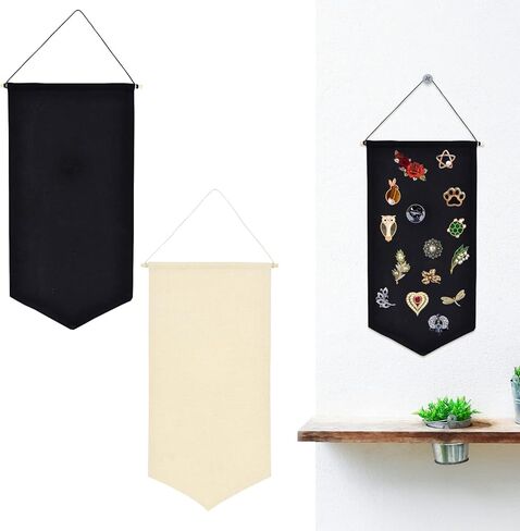 2 قطعة دبوس عرض مجلس ومجموعة بروش حامل تخزين دبوس المجلس لدبابيس المينا معلقة المجوهرات المنظم للتعليق على الحائط بروش دبوس عرض المنظم in Kuwait