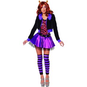 Spirit Halloween Monster High Adult Clawdeen Costume | Officially Licensed | Group Costume | TV and Movie Costume in Saudi Arabia