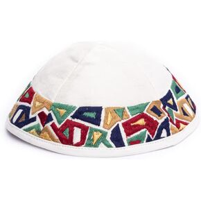 Yair Emanuel Kippah - Embroidered