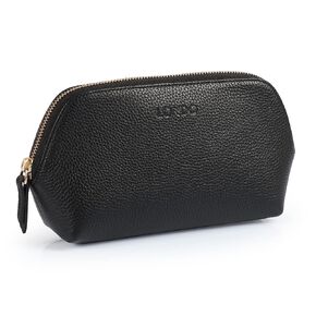 Londo Genuine Leather Makeup Bag Cosmetic Pouch Travel Organizer Toiletry Clutch