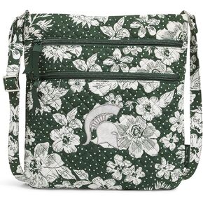 Vera Bradley Cotton Collegiate Triple Zip Hipster Crossbody Purse (Multiple Teams Available) in Saudi Arabia