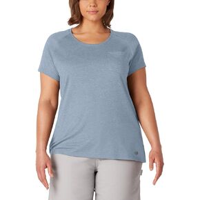 Dickies Women's Plus Size Temp-iq Short Sleeve Performance Tee