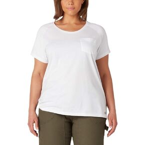 Dickies Women's Plus Size Temp-iq Short Sleeve Performance Tee