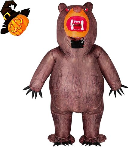 أزياء الهالوين القابلة للنفخ للبالغين من Brvoyep أزياء قابلة للنفخ على شكل حيوانات لحفلات الهالوين وعيد الميلاد التنكرية in Kuwait