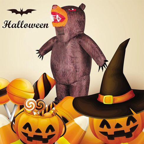 أزياء الهالوين القابلة للنفخ للبالغين من Brvoyep أزياء قابلة للنفخ على شكل حيوانات لحفلات الهالوين وعيد الميلاد التنكرية in Kuwait