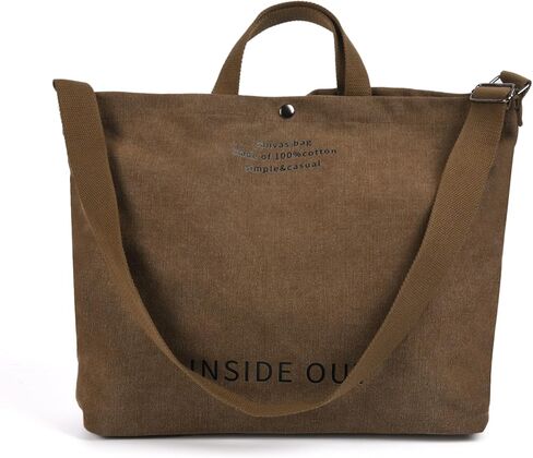 Canvas Tote Handbags for Women Tote Bag Crossbody Top Handle Bag Casual Shoulder Work Bag in Kuwait