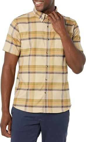 قميص Goodthreads الرجالي ذو المقاس القياسي وأكمام قصيرة مطاطية مع جيب in Kuwait