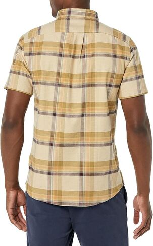 قميص Goodthreads الرجالي ذو المقاس القياسي وأكمام قصيرة مطاطية مع جيب in Kuwait