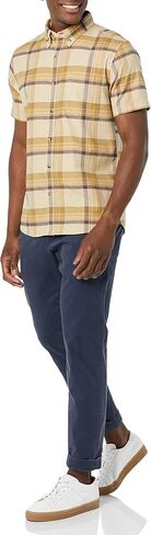 قميص Goodthreads الرجالي ذو المقاس القياسي وأكمام قصيرة مطاطية مع جيب in Kuwait