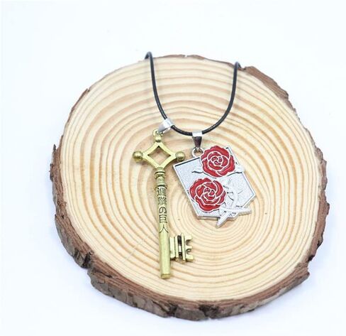 مجموعة من 4 قطع من سلاسل مفاتيح انيمي اتاك ارين جايجر بتصميم اجنحة الحرية / شفرة الحملة الصليبية/حراسة الورود/دلايات يونيكورن لإنفاذ القانون مطلية بالذهب والفضة شينجيكي نو كيوجين تيتان كوسبلاي in Kuwait