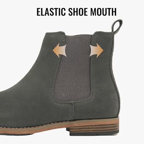 ANJOUFEMME أحذية تشيلسي للرجال أحذية رسمية للرجال سهلة الارتداء للرجال أحذية كاجوال للرجال in Kuwait