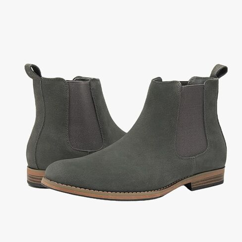 ANJOUFEMME أحذية تشيلسي للرجال أحذية رسمية للرجال سهلة الارتداء للرجال أحذية كاجوال للرجال in Kuwait