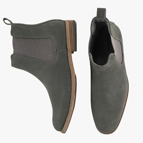 ANJOUFEMME أحذية تشيلسي للرجال أحذية رسمية للرجال سهلة الارتداء للرجال أحذية كاجوال للرجال in Kuwait