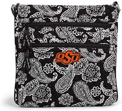 Vera Bradley Cotton Collegiate Triple Zip Hipster Crossbody Purse (Multiple Teams Available) in Kuwait