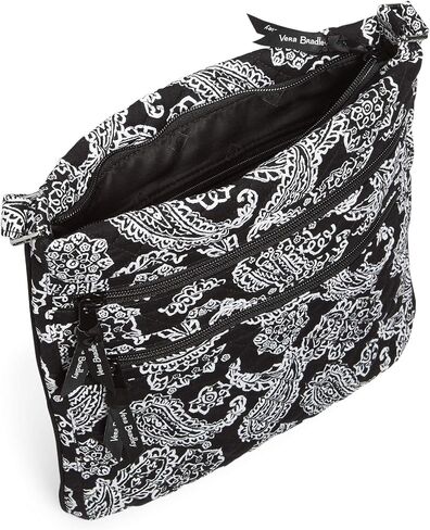 Vera Bradley Cotton Collegiate Triple Zip Hipster Crossbody Purse (Multiple Teams Available) in Kuwait
