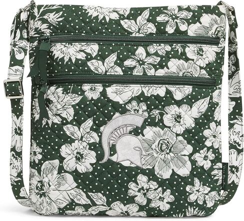 Vera Bradley Cotton Collegiate Triple Zip Hipster Crossbody Purse (Multiple Teams Available) in Saudi Arabia