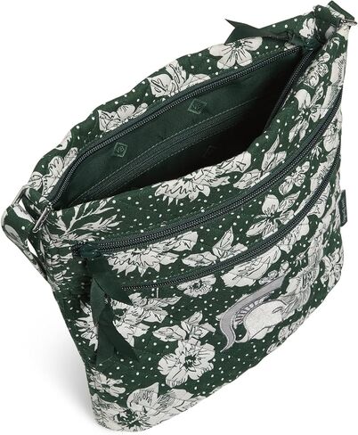 Vera Bradley Cotton Collegiate Triple Zip Hipster Crossbody Purse (Multiple Teams Available) in Saudi Arabia