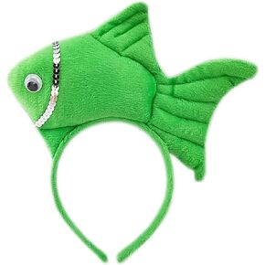 TIKSON Fish Goldfish Marine Life Sea Animal Costume Headband Accessories for Halloween Dress Up