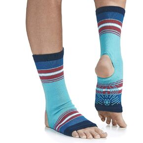 Gaiam Yoga Sock Anklets - Grippy Leg Warmer Ankle Socks for Yoga, Barre, Pilates, Dance, Aerobics in Kuwait