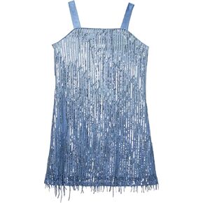 Speechless Girls' Sleeveless Sequin Party Dress
