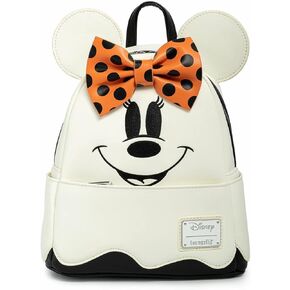 Loungefly Disney Ghost Minnie Mouse Glow in the Dark Cosplay Womens Double Strap Shoulder Bag Purse in Saudi Arabia