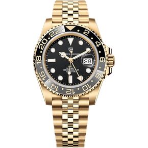Pagani Design Watches for Men Automatic GMT Watch Japan NH34 Movement Sapphire Glass Stainless Steel 40MM Super Luminous Waterproof Wrist Watch