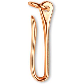 Brass Japanese Fish Hook Keychain Wallet Belt Loop Holder (Gunmetal) in Kuwait