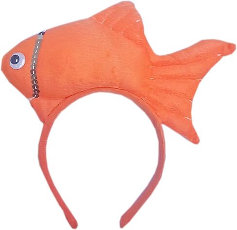 TIKSON Fish Goldfish Marine Life Sea Animal Costume Headband Accessories for Halloween Dress Up in Kuwait
