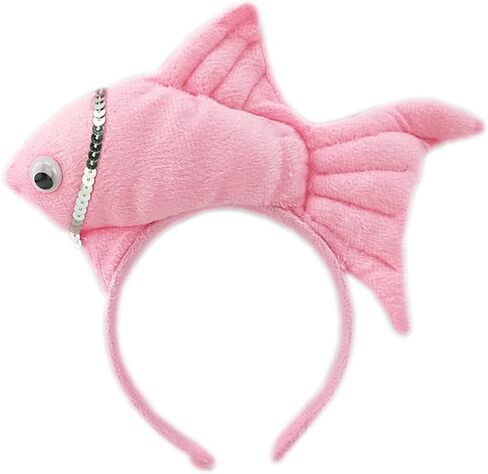 TIKSON Fish Goldfish Marine Life Sea Animal Costume Headband Accessories for Halloween Dress Up in Kuwait