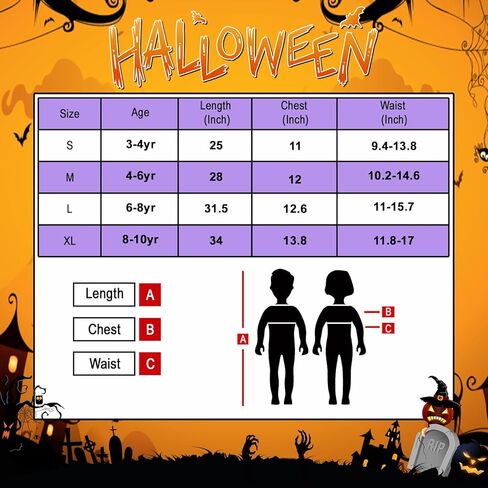 فستان Usview Halloween Pumpkin Witch للفتيات باللون البرتقالي والأخضر والأسود مع قبعة صغيرة، مجموعة تنورة اليقطين اللطيفة للأطفال in Kuwait