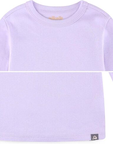MILKMILE LOLO 2T-15Y طفل أطفال أطفال أولاد بنات أولاد بنات للجنسين 100% قطن Soild أساسي مناسب بأكمام طويلة أطقم ملابس in Saudi Arabia