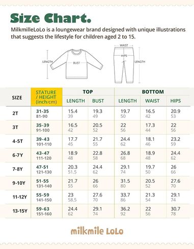 MILKMILE LOLO 2T-15Y طفل أطفال أطفال أولاد بنات أولاد بنات للجنسين 100% قطن Soild أساسي مناسب بأكمام طويلة أطقم ملابس in Saudi Arabia