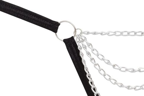 Body Zone Chain Front Crotchless Thong - UN016 in Saudi Arabia