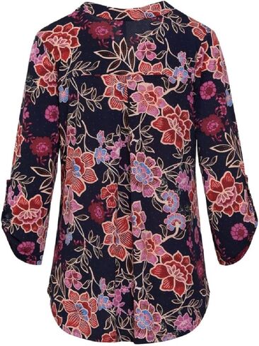 بلوزة Dear Scarlett النسائية Lizzy المريحة ذات الارتفاع العالي والمنخفض، مقاس عادي وكبير in Kuwait