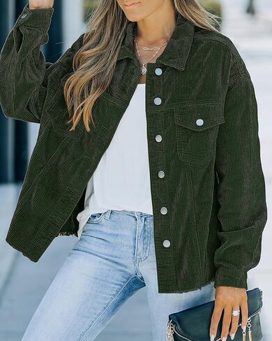 LookbookStore سروال قصير سترة النساء السترات المتضخم معاطف الخريف والشتاء in Kuwait