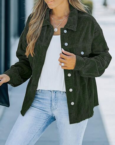 LookbookStore سروال قصير سترة النساء السترات المتضخم معاطف الخريف والشتاء in Kuwait