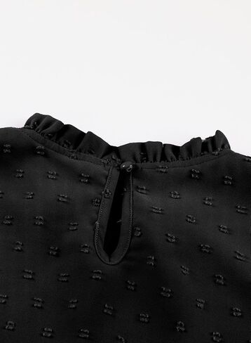 bilbean Girls Elegant Polked Swiss Dot Long Sleeve Shirts Tops 6-15 Years in Kuwait