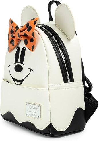 Loungefly Disney Ghost Minnie Mouse Glow in the Dark Cosplay Womens Double Strap Shoulder Bag Purse in Saudi Arabia