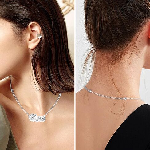ORAZIO 5-10Pcs Stainless Steel Necklace Bracelet Extender Chain Set,2" 3" 4" 5" 6" in Saudi Arabia