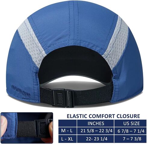 GADIEMKENSD Unisex Unstructured Hats Reflective Brim UPF 50+ Outdoor Caps in Kuwait