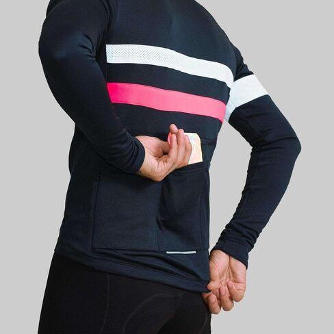 يكيويكي جاكيت صوف دافئ لركوب الدراجات باكمام طويلة للرجال in Kuwait