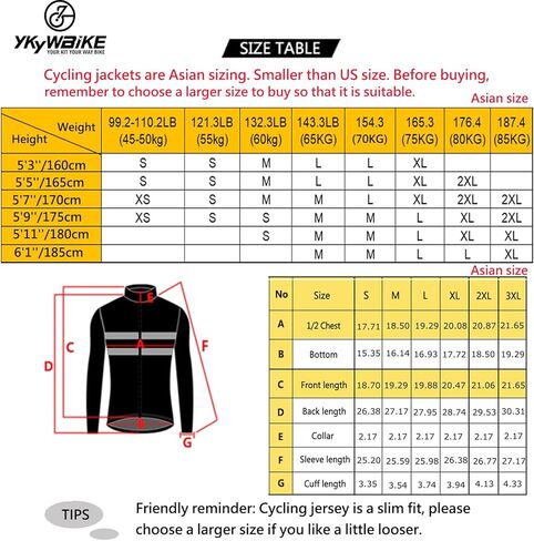 يكيويكي جاكيت صوف دافئ لركوب الدراجات باكمام طويلة للرجال in Kuwait